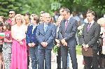 София - Церемония пред бюст-паметник Ботев -Борисова градина