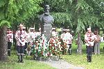 София - Церемония пред бюст-паметник Ботев -Борисова градина