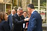 Служебният премиер Димитър Главчев и турският посланик Мехмет Саит Уянък посетиха ГКПП "Малко Търново"