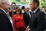 Бургас - Посещение на ГКПП Малко Търново - премиер Главчев  и турски посланик Мехмет Саит Уянък