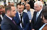 Бургас - Посещение на ГКПП Малко Търново - премиер Главчев  и турски посланик Мехмет Саит Уянък