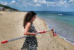 Варна - Проверка на морската вода край Шкорпиловци - министри Кондева,Милушев и Димитров