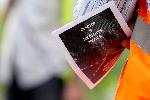 Бдение за Околовръстната железница на София, организирано от Гражданска инициатива за обществен и релсов транспорт
