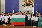 София – Връчване на националния флаг на олимпийските отбори по природни науки