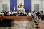 София – Връчване на националния флаг на олимпийските отбори по природни науки