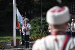 София - Ритуал пред паметника на Незайния воин - президент и патриарх Даниил