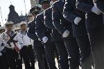 София - Ритуал пред паметника на Незайния воин - президент и патриарх Даниил
