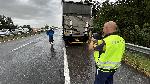 Румънски джип Мерцедес се удари в товарен камион по пътя Димитровград-Хасково
