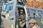 Репортерски екип от българи, украинци и бесарабски българи с фронтови снимки от 35-та бригада на украинската морска пехота
