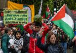 Протест в подкрепа на палестинците и срещу войната в Газа в Лондон