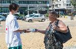 София- БЧК раздава вода заради горещините