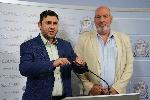 Брифинг на Карлос Контрера, общински съветник от ВМРО и представители на