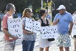 София - Протест срещу оргаизацията на движението около НДК