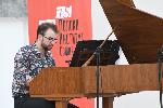 Бургас - Концерт-полски музикант с велосипед