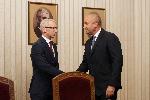 Президентът Румен Радев провежда среща с представители на ПГ на „Продължаваме Промяната-Демократична България“