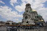 София - Декори за "Рилският пустинник" пред храм "Св.Ал.Невски"