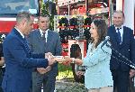 София -Министър Калин Стоянов - връчва нови пожарни и линейка