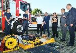 София -Министър Калин Стоянов - връчва нови пожарни и линейка