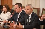 София - Среща на ИТН с Възраждане за подкрепа на правителство с третия мандат
