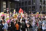 Лондон – Протест срещу крайнодесни политици