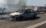 Бургас - Опожарен автомобил