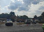 София - Обърнат бетоновоз-околовръстното