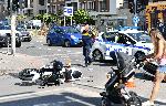 София - Катастрофа-моторист и автомобил