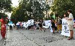 София - протест-изсичане на дървета-Опълченска
