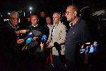 София - кв.Бояна-жилището на Ахмед Доган-поддръжници и полиция