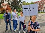 Плевен - Протест срещу режима на водата