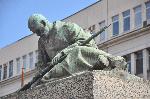 Видин - Честване на Съединението - паметник на скръбящия войн