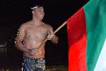 Козлодуй - Цанко Цанков финишира- световен рекорд-плуване в Дунав