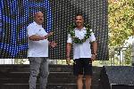 Видин - Посрещане на маратонеца Цанко Цанков