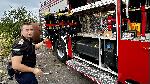 Хасково - Демонстрация на пожарникари`
