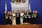 София - МС-награждаване на олимпийски медалисти
