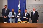 София - МС-награждаване на олимпийски медалисти