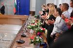 София - МС-награждаване на олимпийски медалисти