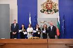 София - МС-награждаване на олимпийски медалисти