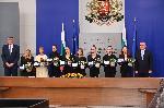 София - МС-награждаване на олимпийски медалисти
