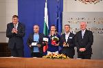 София - МС-награждаване на олимпийски медалисти