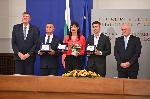 София - МС-награждаване на олимпийски медалисти