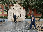 Плевен - Почистване на чешмата на БЗНС