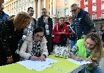 София - Инициатива "Правосъдие за всеки"-протест срещу Борислав Сарафов-номиниран за главен прокурор