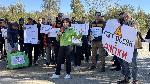 Вакарел - Протест за лош път