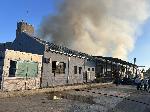 Бургас - Карнобат - пожар в хале-производство на ядки