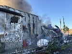 Бургас - Карнобат - пожар в хале-производство на ядки