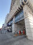 Счупената бариера от автокрадец на бизнес център Милениум  до НДК