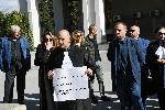 Бургас - адвокати на протест - срещу Борислав Сарафов