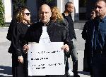Бургас - адвокати на протест - срещу Борислав Сарафов