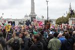 Лондон - протести и контрапротести - националисти и борци за права
